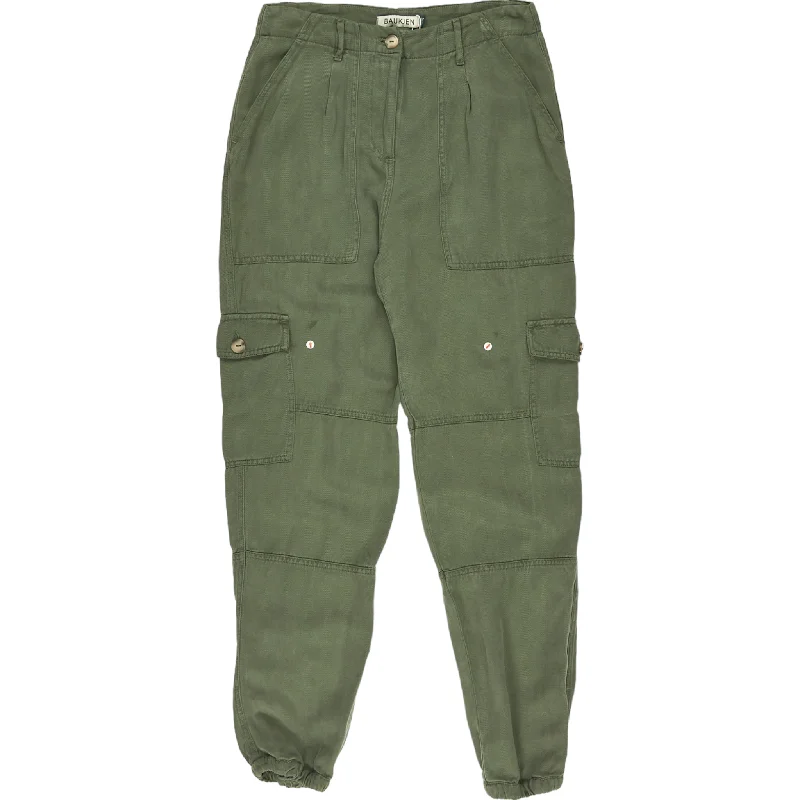 Baukjen Light Khaki Elijah Cargo Trousers Trousers cozy comfortable