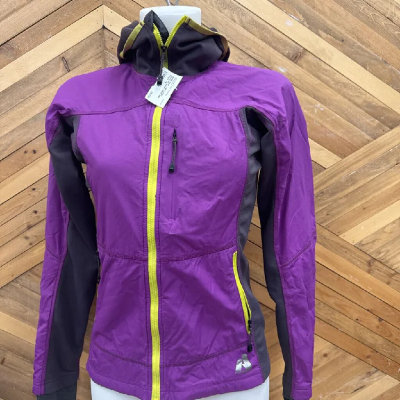 Eddie Bauer - light weight prima loft jacket- MSRP $155 : Purple -unisex-XS Satin Jacket Silk Jacket Chiffon Jacket
