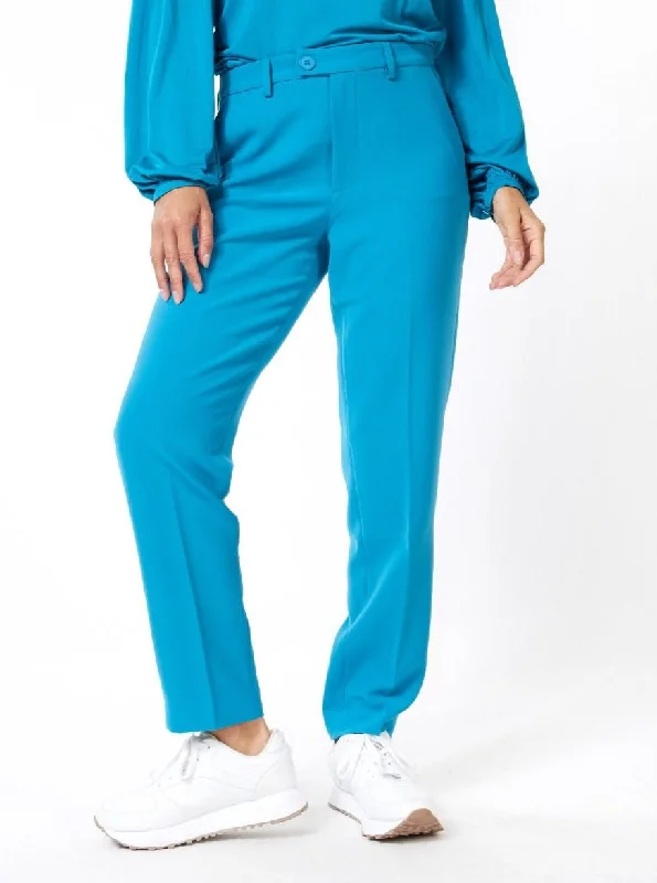 Trousers Chino City [Petrol-F2317516] Trousers Bootcut Casual