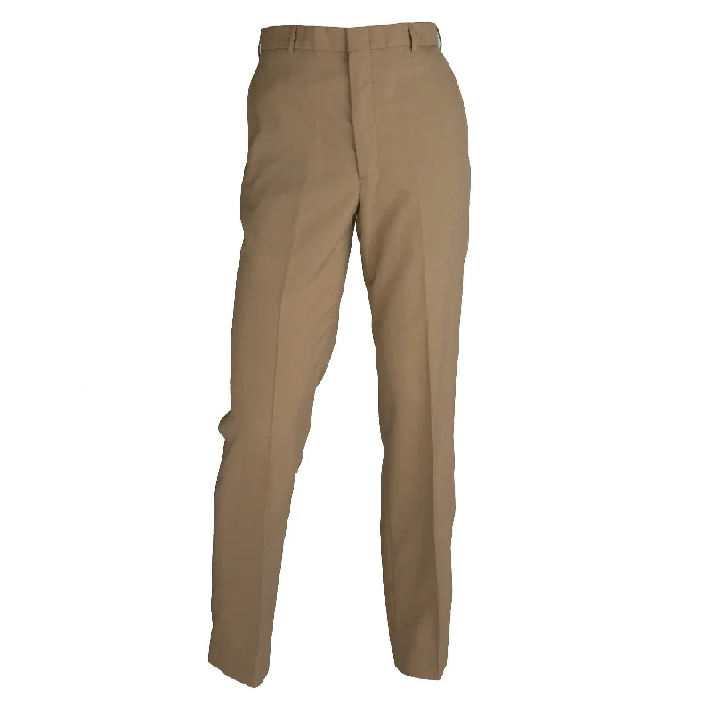 AS-IS NAVY Men's Khaki CNT Trousers - Classic Fit Trousers Chinos Classic