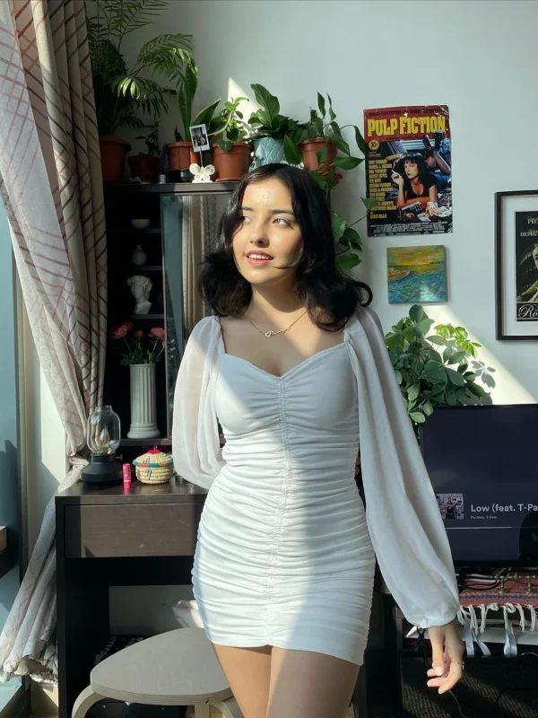 Jazlin White dress