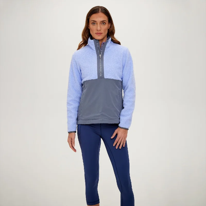 AUBREE HYBRID PULLOVER-SALE Plunging Neck Pullover