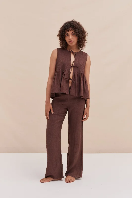 Women's Lounge Trouser - Mocha Trousers Winter Warm