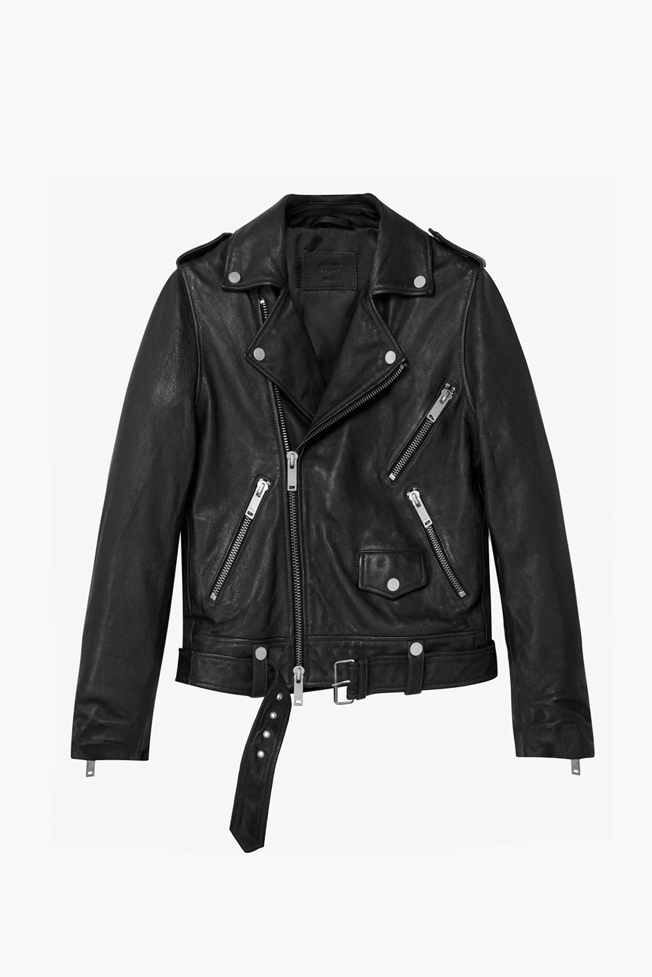 The Deuce Biker Jacket | Vintage Black Denim Jacket Leather Jacket Suede Jacket