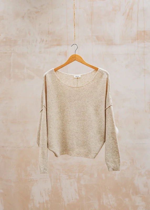 Damsville Pullover in Sable Chine Cashmere Luxurious Pullover