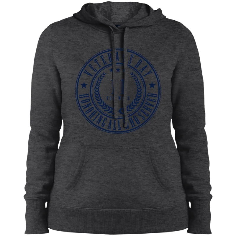 Veteran's Day Ladies' Pullover Hooded Sweatshirt Long Sleeve Pullover