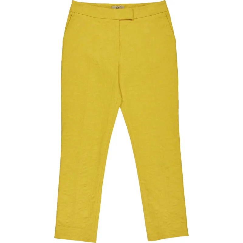 Orla Kiely Yellow Trousers Trousers versatile functional
