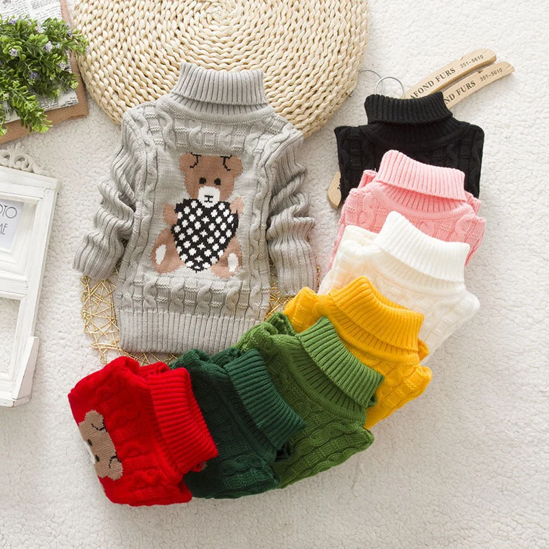 Sweater Ourson/ 24m/3T/4T Seamless Knitted Crochet