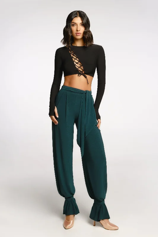 Trousers «Mason» Emerald Trousers Business Professional