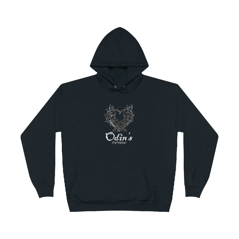 Odin's Ravens Unisex EcoSmart® Pullover Hoodie Sweatshirt Port Neck Pullover