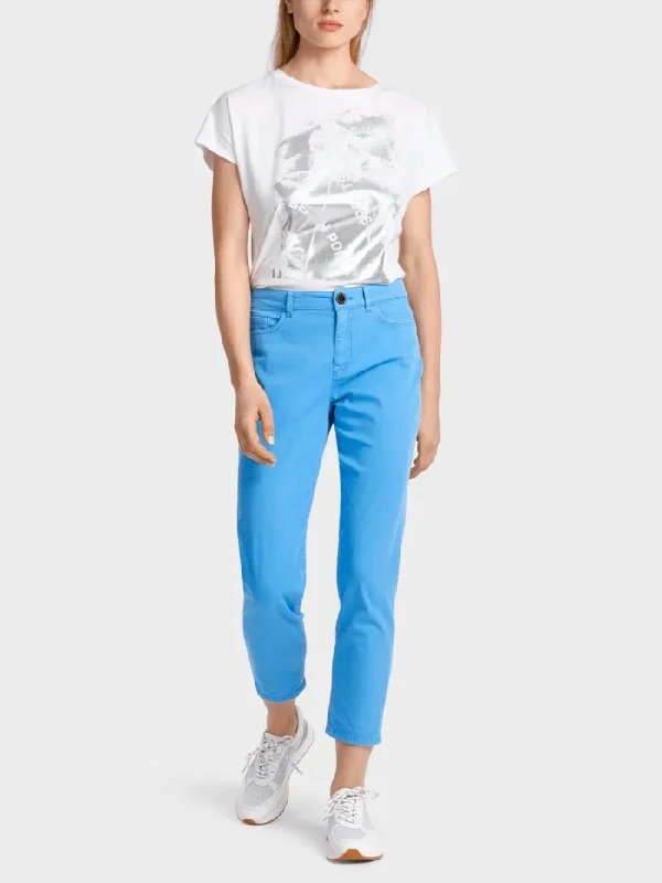 Marc Cain Sports RAIPUR Trousers In Bright Azure WS 81.56 W45 COL 363 Trousers practical durable