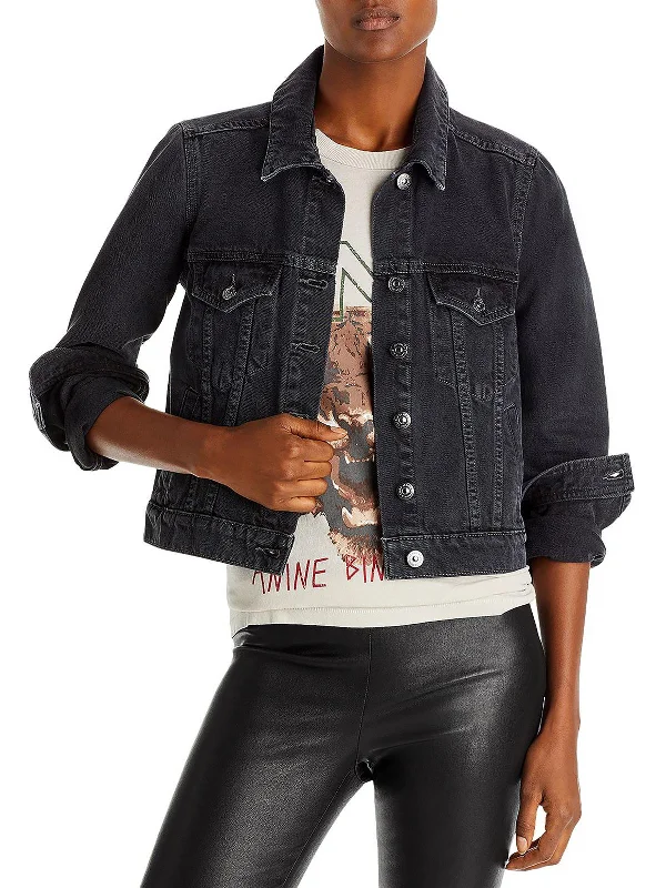 Cara Womens Short Outerwear Denim Jacket