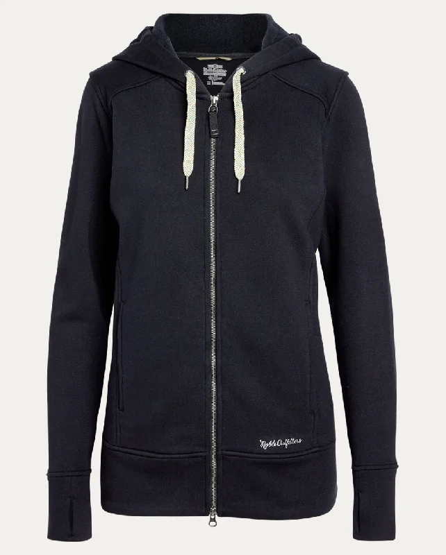 Women's Water Resistant Tug-Free Full Zip Hoodie