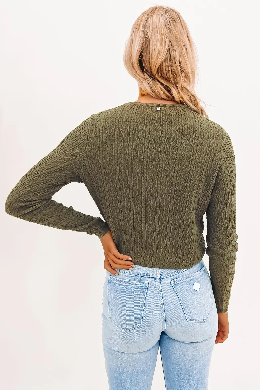 Cleverly Knitted Top Savanna