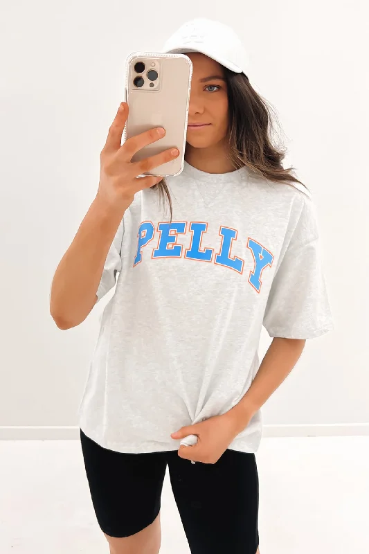 Collegiate Pelly Tee White Marle