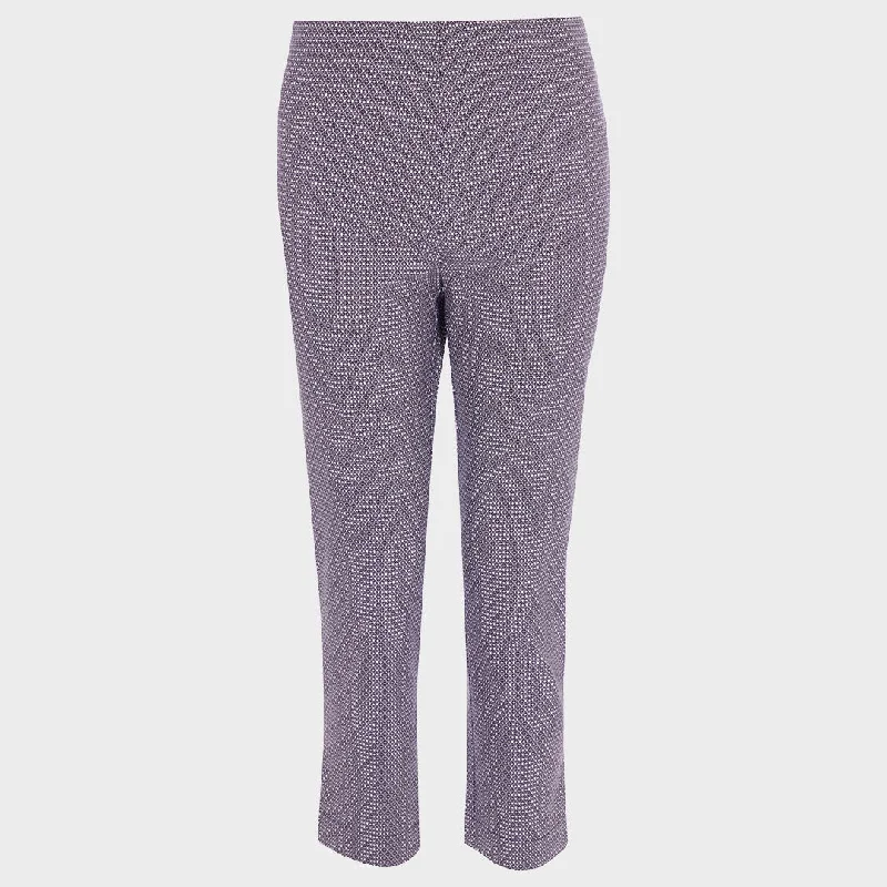 Pull On Stretch Crop Trousers