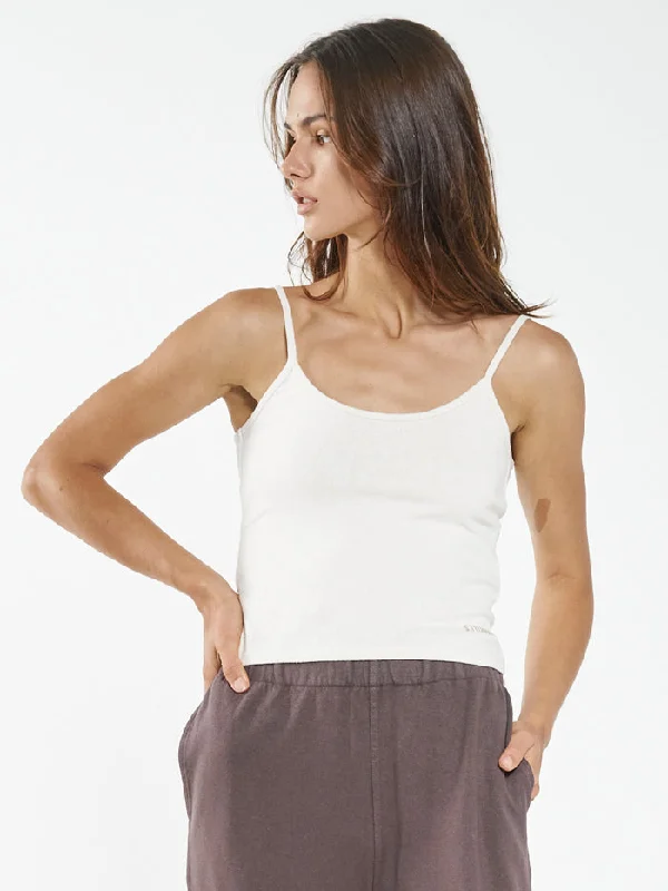 Hemp Heavyweight Bound Tank - Unbleached