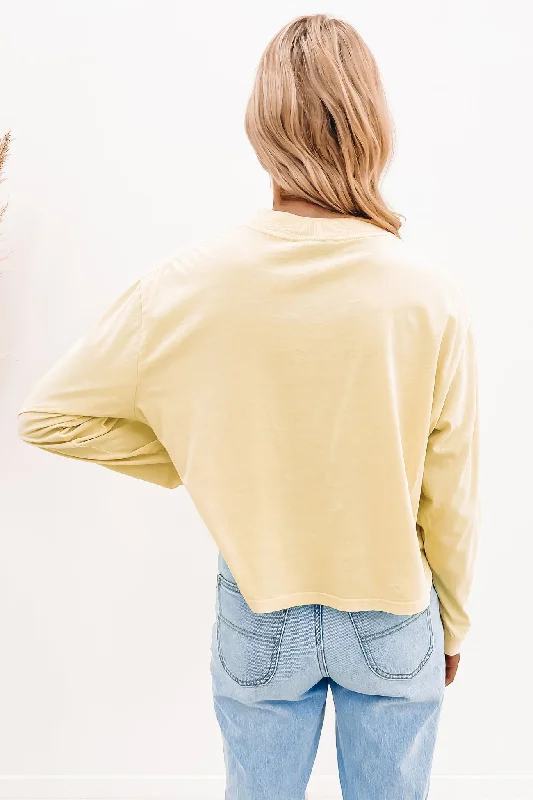 Solace Mock Neck Long Sleeve Tee Oatmeal