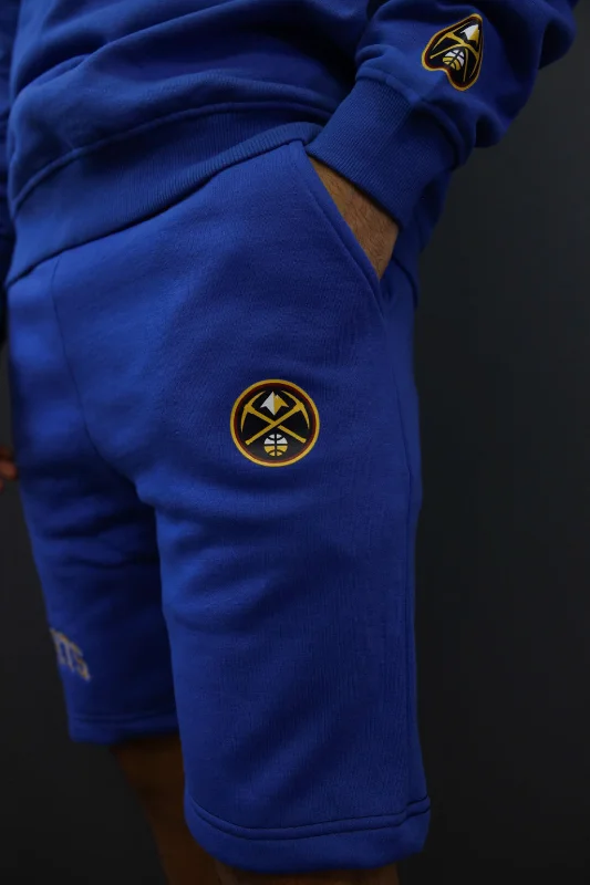 Denver Nuggets Playoffs Fleece Shorts - Royal