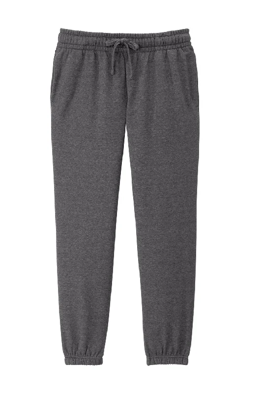 District Womens V.I.T. Fleece Sweatpants w/ Pockets - Heather Charcoal Grey