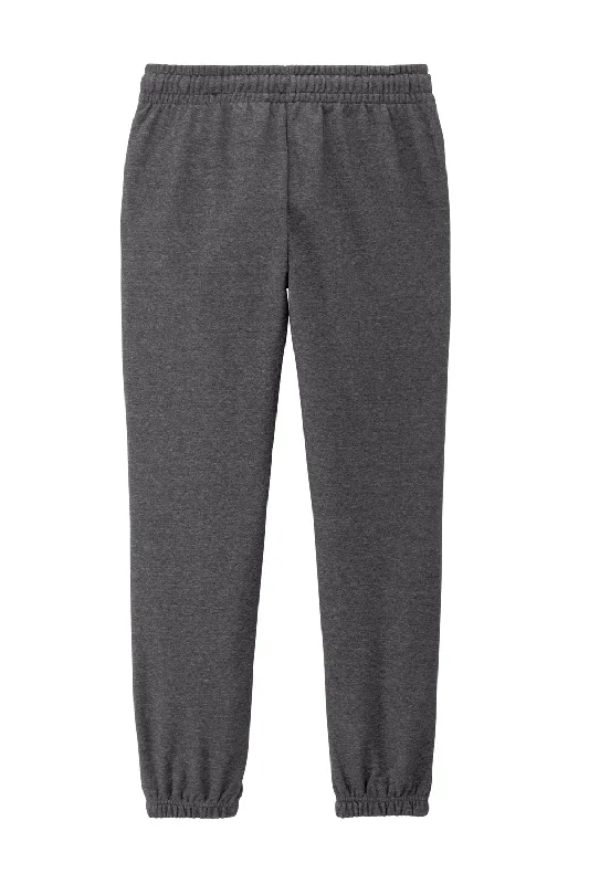 District Womens V.I.T. Fleece Sweatpants w/ Pockets - Heather Charcoal Grey