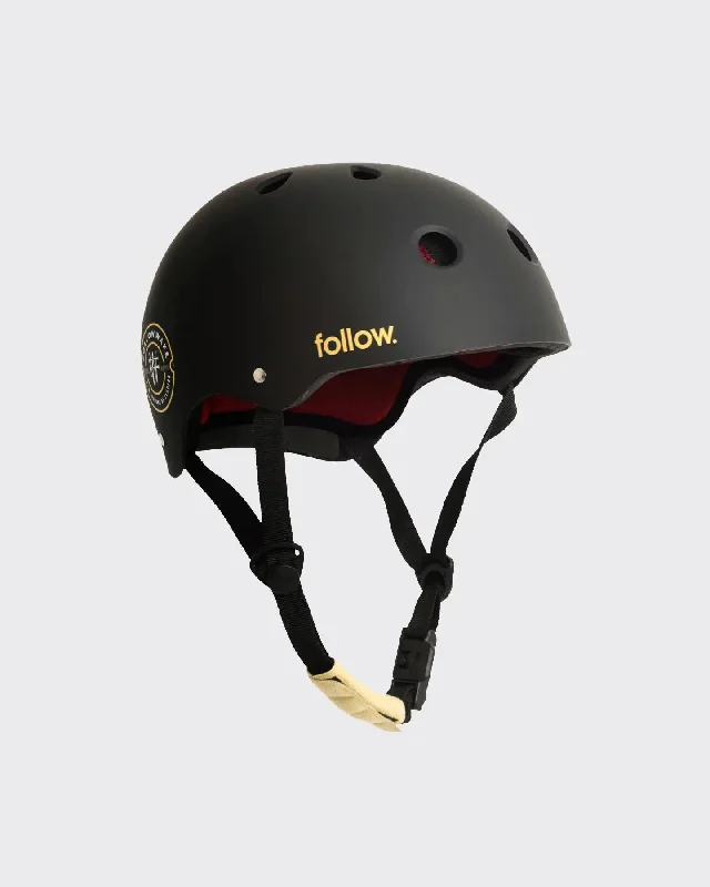 Follow Pro Helmet - Black/Maroon