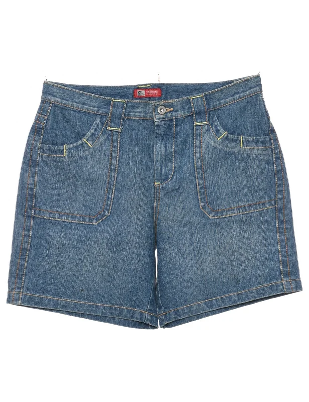 Medium Wash Denim Shorts - W32 L7