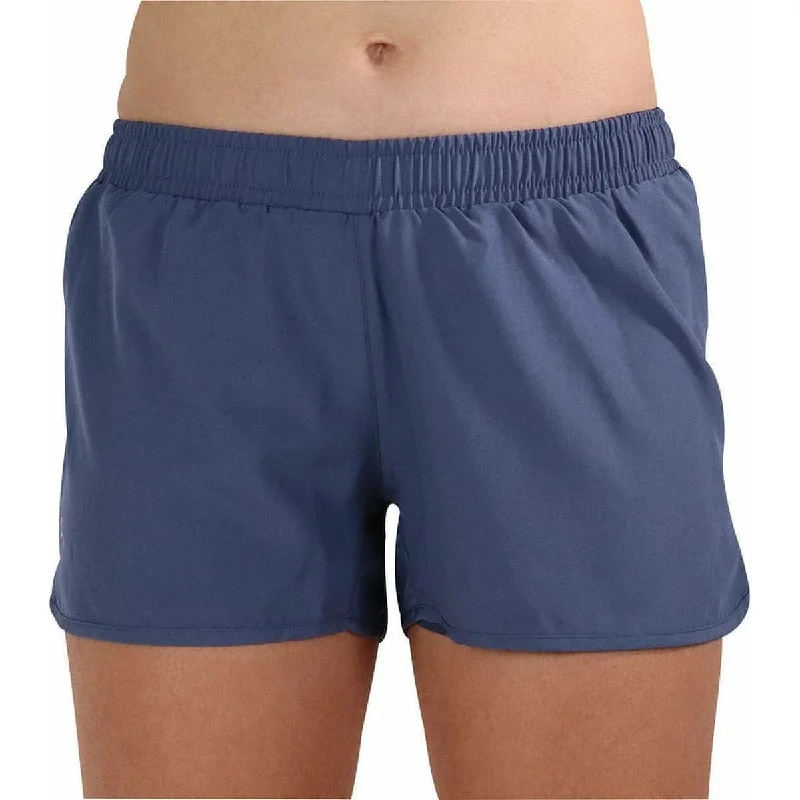 More Mile Core 2 In 1 Womens Running Shorts - Blue