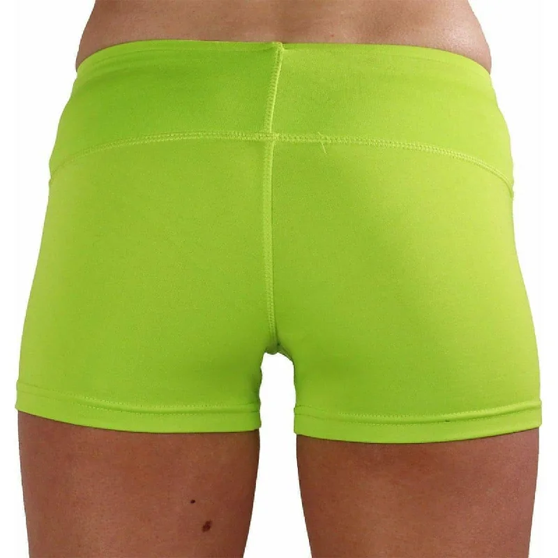 More Mile More-Tech Womens Boy Running Shorts - Green