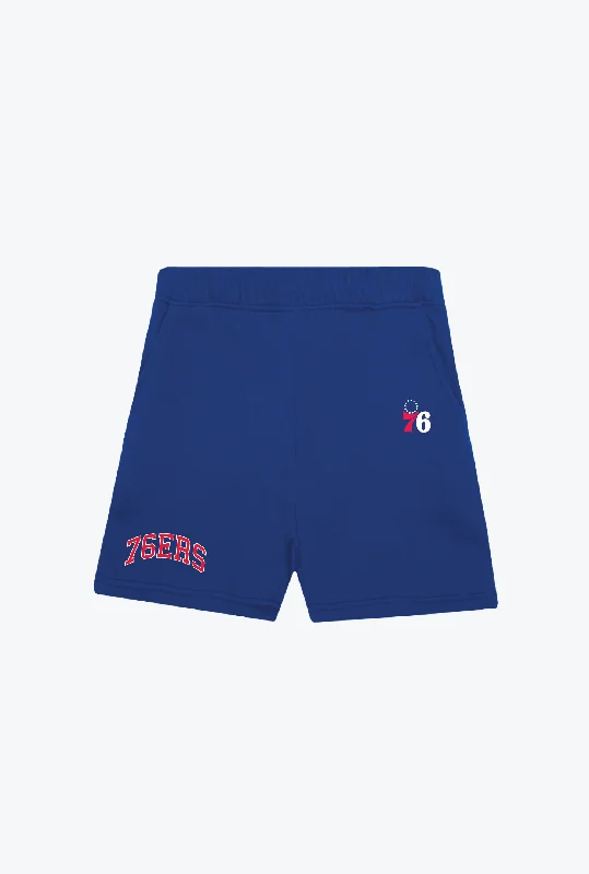 Philadelphia 76ers Playoffs Fleece Shorts - Royal