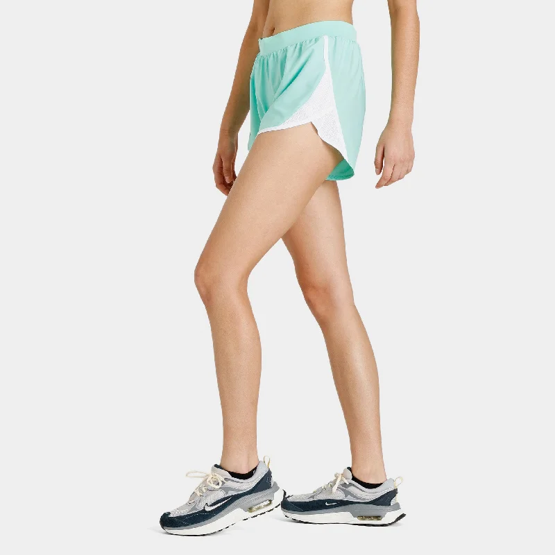 Under Armour Women's Fly-By 2.0 Shorts Green Breeze / White - Reflective