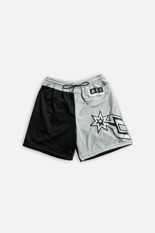 Unisex Rework San Antonio Spurs NBA Jersey Shorts - L